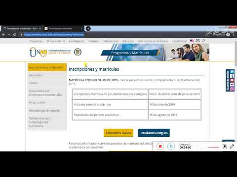 Como inscribirse en la UNAD (estudiante nuevo)